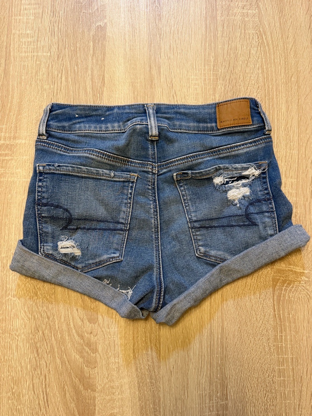 American Eagle Outfitters Women's Blue Denim Shorts